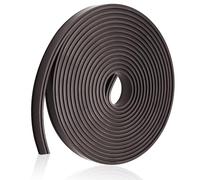 HARSKIYER Tira magnética de repuesto para puerta de ducha de 134 pulgadas, 1 rollo de sello magnético flexible, inserto de puerta de ducha largo negro para puertas de vidrio oscilantes semienmarcadas
