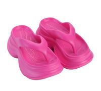 Harssidanzar Chanclas con plataforma EVA para mujer sandalias elegantes y cómodas HL231EU, Rosa, Talla 35/36