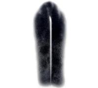 Harssidanzar el cuello de la bufanda de piel artificial súper grande es suave, esponjoso y grueso, y el chal de la bufanda larga es para mujeres KL603EU,Negro