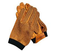 Harssidanzar Guantes de equitación, Malla de Piel de Oveja verdaderamente respiradora, Guantes de equitación Ligeros y cómodos, DM303