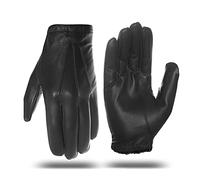 Harssidanzar Guantes de policía de cuero fino sin forro para hombre GM031EU1