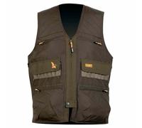 HART ARMOTION Chaleco de Caza Class-V, Verde Oliva Oscuro, Tejido Rip-Stop, con Doble Morral, Cananas, Bolsillos Cargo, Forro de Malla Transpirable (FR/ES, Letras, M, Regular, Regular)