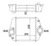 HART CHLODNICE III Enfriador De Aire Para Mazda CX-7 2.2 MZR-CD 6 Kombi