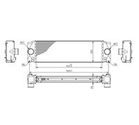 HART CHLODNICE X Intercooler Para Mercedes-Benz Sprinter 35-T Caja 313 CDI