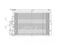 HART Condensador Acondicionado para Fiat Scudo Caja 2.0 JTD Peugeot Experto 806