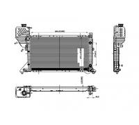 HART Enfriador de Agua Apto para Mercedes Sprinter 3-T Caja 903 901 902