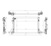 HART Enfriador de Agua para Renault Master III Caja Opel Movano B Bus Fv