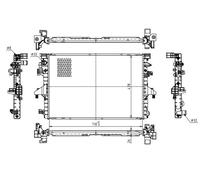 HART Enfriador De Agua Para VW Transporter V Bus 7HB 7HJ 7EB 7EJ 7EF 7EG