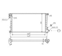 HART Enfriador Radiador Para Citroën Berlingo MF 2.0 HDI 90 1.9 D 1.8 M N2 N1