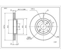 HART PREMIUM TARCZE 2X BREMSSCHEIBEN Ø 280 Ventiladas Para Renault Captur Megane