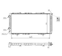 HART Radiador Refrigerante Para Citroën Jumper Kasten 244 230L 230
