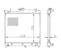 HART Radiador Refrigerante Para Suzuki Jimny Vehículo Deportivo Cerrado SN FJ