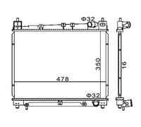 HART Radiador Refrigerante Para Toyota Yaris Verso NLP2 NCP2 P1 SCP1