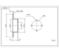 HART TARCZE III 2X BREMSSCHEIBEN Ø 245 Para Audi 100 Avant 80