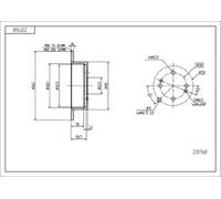 HART TARCZE III 2X BREMSSCHEIBEN Ø 262 Para KIA Rio II Stufenheck Hyundai