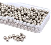 Hartem - Bolas de Acero Inoxidable | Pack de 250 Unidades para Mezclar Pinturas Acrílicas de Modelismo y Aerógrafo | Bolas para Agitador de Pintura y Esmalte | 5 mm (0.20")