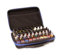 Hartem - Estuche Portátil para Tintas al Alcohol y Pinturas Acrílicas de Modelismo | Capacidad de 60 Botellas para Diamond Painting | Espuma Foam, Bolsillo Interior y Cierre Doble Cremallera