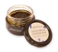 Hartem - Jabón para Pinceles de Maquillaje y Arte en Crema y Acondicionador Vegano, Limpieza y Restauración Profunda con Aceites Vegetales para Proteger Tus Pinceles, 100 g (3.38 oz)