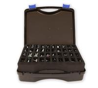 Hartem - Maletín de Transporte para Miniaturas | Estuche rígido Impermeable con bandejas de Espuma a Prueba de Golpes | Especial para modelismo y Wargames | Capacidad:120 Figuras | 32 x 36 x 14 cm