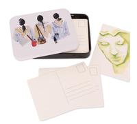 Hartem - Pack de 25 Postales para Acuarela A6, Papel de 300 gsm Prensado en Frío Libre de Ácidos, Tarjetas en Blanco para Pintar Felicitaciones, Invitaciones o Tarjetas de Agradecimiento