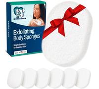HartFelt Paquete de 7 cajas de belleza exfoliantes corporales con limpiador de gel de baño, esponjas de baño exfoliantes súper suaves para ducha para mujeres y hombres, juego de esponjas de baño sin