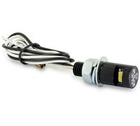 'Hartje LED Lámpara para matrícula "Mini aluminio, negro, homologado por S