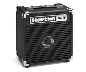 Hartke HD15 HMHD15 Combo de Amplificador de Guitarra bajo de 15 W, Conector para Auriculares (Negro)