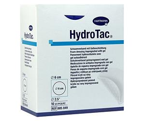 HARTMANN 6858499 HydroTac - Vendaje de espuma hidrofílica (6 cm, 10 unidades)