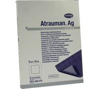 Hartmann ATRAUMAN AG 5X5CM 3 UDS, Negro, Estándar