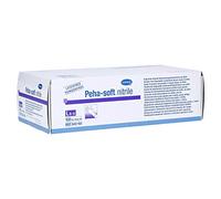 HARTMANN S.A GUANTES DE NITRILO PEHA-SOFT SIN POLVO TALLA L 100 UNIDADES