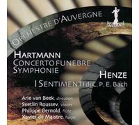 Hartmann/ Henze : Concerto Funebre