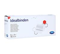 Hartmann Ideal encuadernado y 5 m x 6 cm compresa, 10 unidades