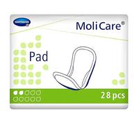 Hartmann molicare® Pad compresa para incontinencia - protegeslips pérdidas compresa, 2 - 4 gota, 28ST