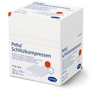 Hartmann peha Compresas de ranura y 7,5 cm x 7,5 cm Set de 25 cm x 2