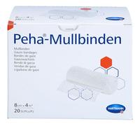 HARTMANN Peha-Mullbinden 8 cm x 4 m, 20 pzas Vendaje