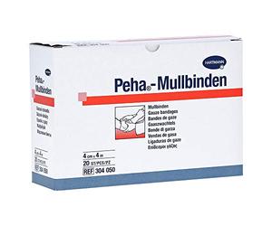 Hartmann Peha®-Mullbinden, lose im Karton - 20 Stück - 4 cm x 4 m | Packung (20 Stück)