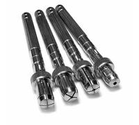 Harts - Juego de 4 pasadores de bloqueo lateral, chapado en níquel, 0 mm, 1 mm, 2 mm, 3 mm, liberación rápida, para relojería, relojería, joyería, pasatiempos