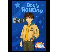 Haru - Boy's routine: Korean coloring book (Missão Arco-iris)