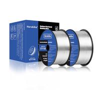 HARUKIKU Hilo Tubular Sin Gas 1,0mm Peso neto: 0,9 kg - Pack Doble E71T-GS para Soldadora MIG, Kit Soldadura Semiautomática (2 Unidad)