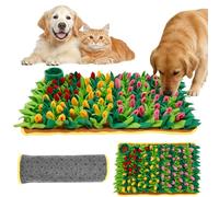 harupink Alfombra para olfatear perros, juguete de inteligencia, antideslizante, lavable a máquina, juguete para olfatear perro de poliéster, juguete educativo para perros pequeños y grandes, 57,5 x