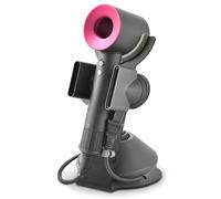 harupink Soporte magnético para secador de pelo, soporte universal para secador de pelo para la mayoría de secadores de pelo, soporte para secador de pelo para baño, barbershop hotel, negro