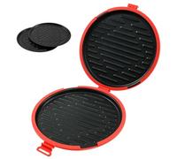 Harupink Toastie Maker Microondas, PTFE antiadherente Microondas Tostadora para 2-3 sándwiches, resistente al calor, fácil de limpiar, sandwichera inalámbrica para tostadas, barbacoa, queso Panini