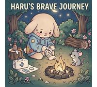 Haru's Brave Journey: A Cozy Rabbit Coloring Book for Relaxation and Mindfulness: Comforting Coloring Pages for Stress Relief, Anxiety Relief, Relaxation, and Quiet Moments