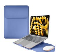 HaruYo 13-14" Funda para Ordenador portátil con Soporte Fuente para Ordenador portátil, para MacBook Air/MacBook Pro/Surface DELL Lenovo HP ASUS Acer PC (13-14 Pulgadas | Azul Cielo)