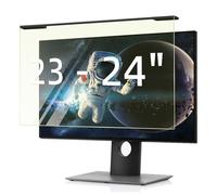 HaruYo 23-24 Pulgadas Protector de Pantalla Luz Anti-Azul Anti-UV Protección Ocular para Diagonal 23"/23,6"/23,8"/24" Monitor LED, Filtro de Pantalla Extraíble Filtro Anti Luz Azul (23-24")