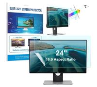 HaruYo 24 Pulgadas Ordenador Anti luz Azul Protector de Pantalla, Filtro Anti Deslumbrante Protección para Los Ojos Protector de Pantalla para PC/Monitor (24" 16:9 531 x 299 mm)