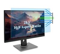 HaruYo Retirable Filtro de Pantalla Anti Luz Azul para 21.5 Pulgadas Ordenador, Premium Anti Deslumbrante Alivia Fatiga, Protección para Los Ojos Protector de Pantalla para 21.5” (16 : 9) Monitor