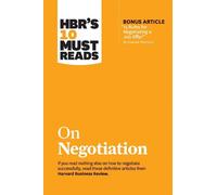 Harvard Busines HBR's 10 Must Reads on Negotiation (with bonus art (Tapa blanda)