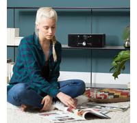 Harvard microcadena estéreo DAB+ FM Tuner BT CD Player USB Charger Auna