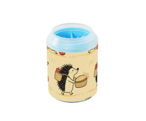 Harvest Fall Hedgehog Fruit - Lavadora de pies de perro reutilizable con cepillo de silicona suave, kit de limpieza de pies de mascotas para perros medianos a grandes